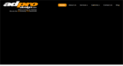 Desktop Screenshot of adprodesign.com